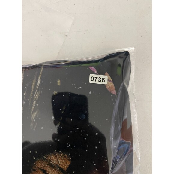 Vintage Native American Chief Galaxy Planet Stars Graphic Black T-Shirt Large - Picture 6 of 6